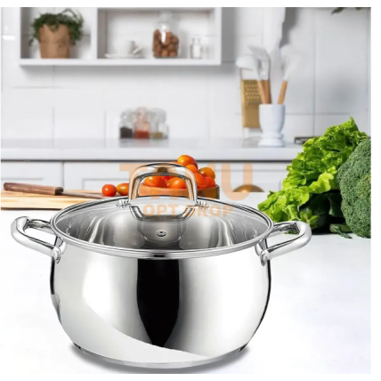 Металева каструля з кришкою Maestro MR-3515-16, діаметр 16 см, 2 л 