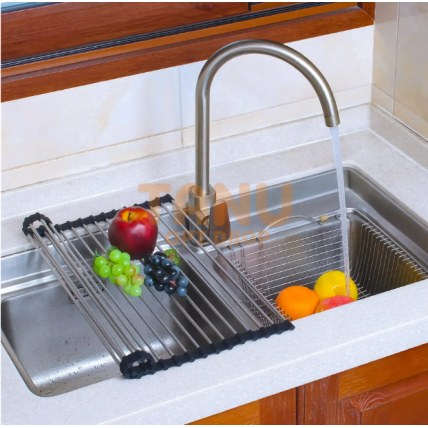 Кухонна складна сушарка для посуду на раковину KitchenWare EasyDry