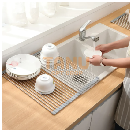 Кухонна складна сушарка для посуду на раковину KitchenWare EasyDry