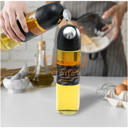 Настільний скляний диспенсер для олії з автоматичним відкриванням Kitchen oil can AND LY-648 
