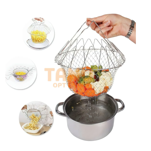 Складна сітка решітка друшляк Magic Kitchen Chef Basket 