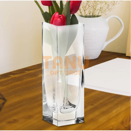 Настільна скляна ваза для квітів GlassWare HF018