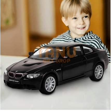 Колекційна інерційна металева модель машини Kinsmart BMW M3 Coupe 1:36 KT5348W Чорний