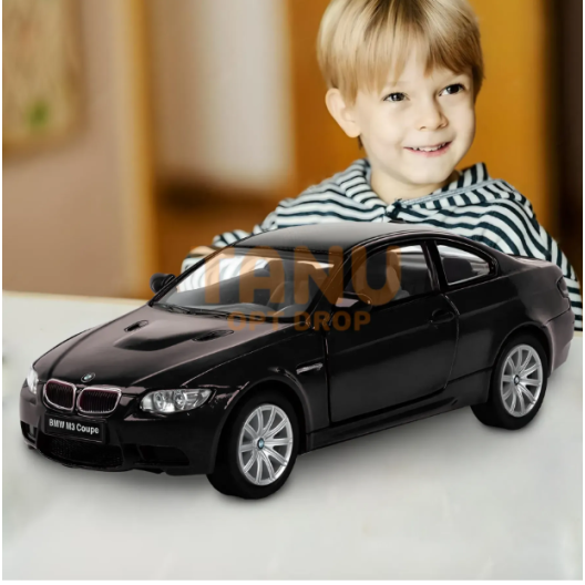 Колекційна інерційна металева модель машини Kinsmart BMW M3 Coupe 1:36 KT5348W Чорний