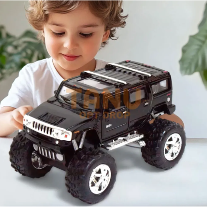 Машинка металева Hummer Off Road Kinsmart KT5337WB, інерційна, двері відчиняються, 1:40, 12 см Чорний (IGR24)