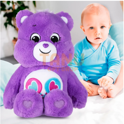Дитяча м'яка плюшева іграшка Дбайливий Ведмедик Care Bears грайливий Фіолетовий (HA-2)