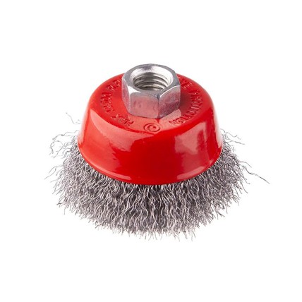 Щетка торцевая Intertool 65 мм рифленая (BT-1065)