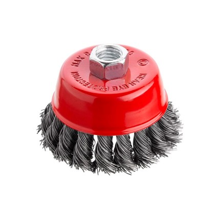 Щетка торцевая Intertool 75 мм плетеная (BT-2075)