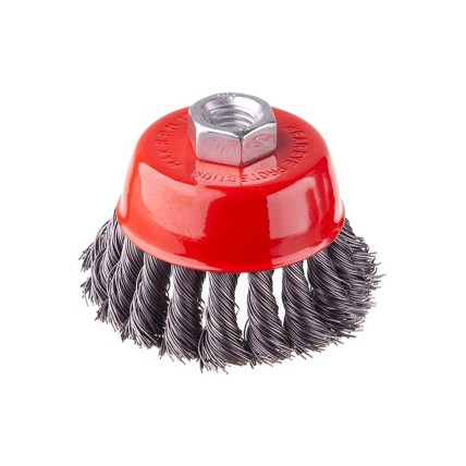 Щетка торцевая Intertool 85 мм плетеная (BT-2085)