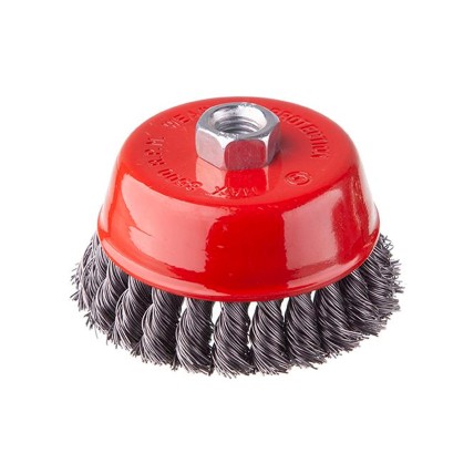 Щетка торцевая Intertool 100 мм плетеная (BT-2100)