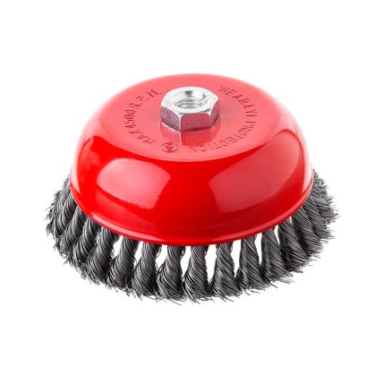 Щетка торцевая Intertool 150 мм плетеная (BT-2150)