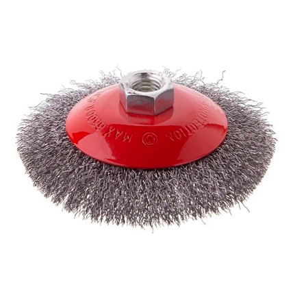 Щетка конусная Intertool 115 мм рифленая (BT-5115)