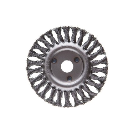 Щетка дисковая Intertool 150 мм плетеная (BT-7150)