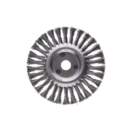 Щетка дисковая Intertool 180 мм плетеная (BT-7180)