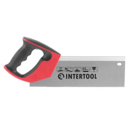 Ножівка по дереву пасовочная Intertool 300 мм 12T х 1
