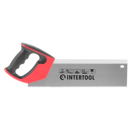 Ножівка по дереву пасовочная Intertool 350 мм 12T х 1