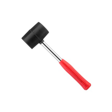 Киянка Intertool 450 г х 65 мм Чорна ручка метал