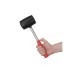 Киянка Intertool 900 г х 90 мм Чорна ручка метал