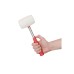 Киянка Intertool 680 г х 80 мм біла ручка метал