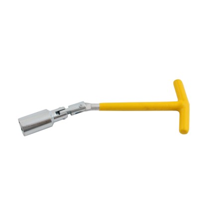 Ключ свічковий Т-подібний з шарніром Intertool 21 х 250 мм