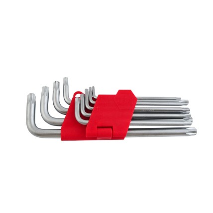 Набір Torx ключів Intertool 9 шт. Подовжені