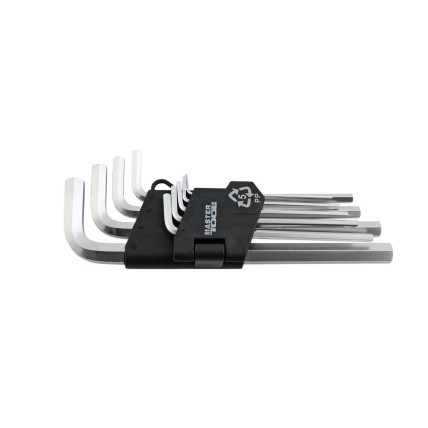Набір шестигранних ключів Mastertool 9 шт. Подовжені
