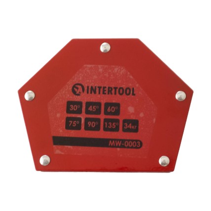 Тримач магнітний для зварювання Intertool 34 кг трапеція