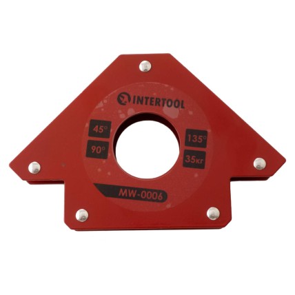 Тримач магнітний для зварювання Intertool 35 кг стріла
