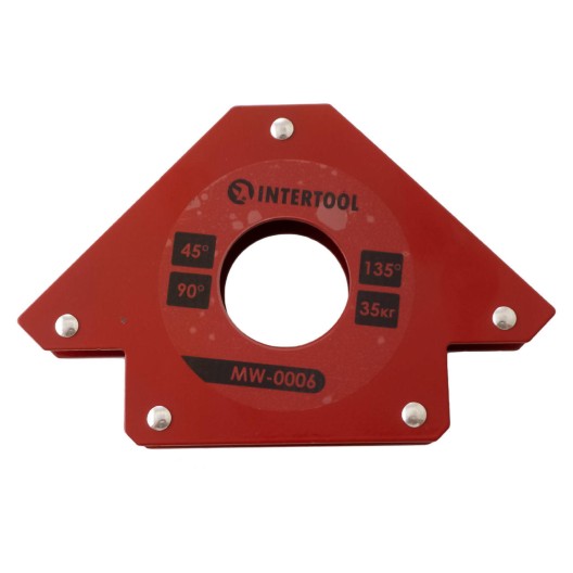 Тримач магнітний для зварювання Intertool 35 кг стріла