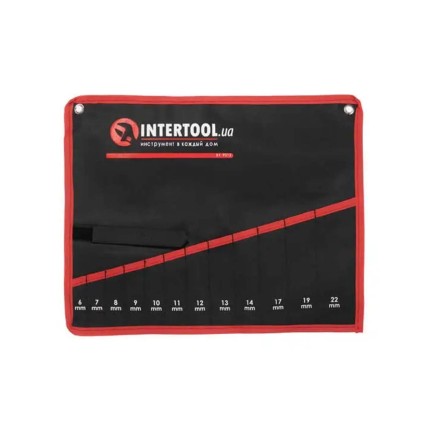 Чохол для гайкових ключів Intertool 450 x 360 мм x 12 кишень