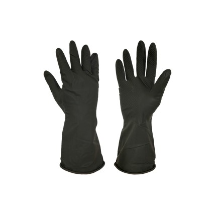 Рукавичка кислотно-лужна Китай L x 60г чорна