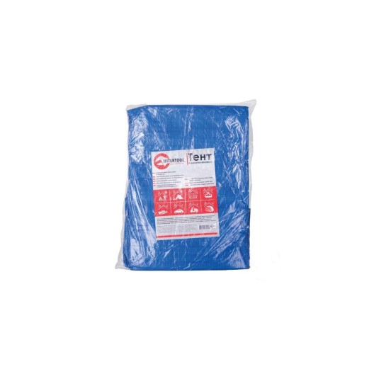 Тент Intertool - 6 x 10 м x 65 г/м² синій (AB-0610)