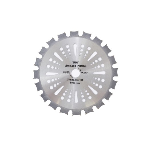 Диск для тримера Mastertool - 255 мм x 40 Т Spike (19-2003)