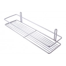 Полиця для ванної FZB - 110 x 400 x 50 мм x 1 пряма нержавейка (9A163)