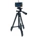 Штатив металевий універсальний для телефону та фотоапарата Tripod 3110 PRO портативний трипод 0,35-1.02м висота