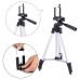 Штатив для телефону та фотоапарата Tripod 3110 PRO портативний трипод 0,35-1.02м висота. Колір: срібний