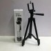 Штатив для телефону та фотоапарата Tripod 3120 PRO портативний трипод 0,35-1.02м висота. Колір: чорний