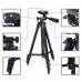 Штатив для телефону та фотоапарата Tripod 3120 PRO портативний трипод 0,35-1.02м висота. Колір: чорний