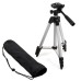 Штатив для телефону та фотоапарата Tripod 3110 PRO портативний трипод 0,35-1.02м висота. Колір: срібний