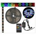 Світлодіодна стрічка SMD 5050 RGB LED 5 м IP65 з пультом та блоком живлення 220v, 5м, Стрічка світлодіодна 5050