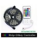 Світлодіодна стрічка SMD 5050 RGB LED 5 м IP65 з пультом та блоком живлення 220v, 5м, Стрічка світлодіодна 5050