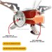 Газовий пальник кемпінгова плита газовий примус газова плита портативна з чохлом, похідний таганок