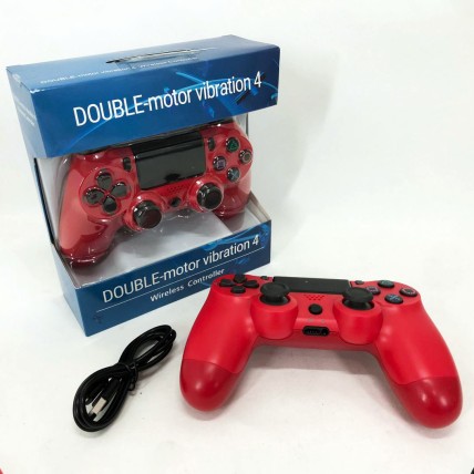 Джойстик DOUBLESHOCK для PS 4, бездротовий ігровий геймпад PS4/PC акумуляторний джойстик. Колір: червоний