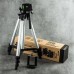 Штатив для телефону та фотоапарата Tripod 3110 PRO портативний трипод 0,35-1.02м висота. Колір: срібний