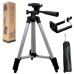 Штатив для телефону та фотоапарата Tripod 3110 PRO портативний трипод 0,35-1.02м висота. Колір: срібний