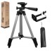 Штатив для телефону та фотоапарата Tripod 3110 PRO портативний трипод 0,35-1.02м висота. Колір: срібний