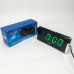 Електронний Годинник VST 730 green, цифровий настільний мережевий годинник, led alarm clock VST-730, з будильником