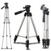 Штатив для телефону та фотоапарата Tripod 3110 PRO портативний трипод 0,35-1.02м висота. Колір: срібний