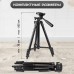 Штатив для телефону та фотоапарата Tripod 3120 PRO портативний трипод 0,35-1.02м висота. Колір: чорний