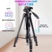 Штатив для телефону та фотоапарата Tripod 3120 PRO портативний трипод 0,35-1.02м висота. Колір: чорний